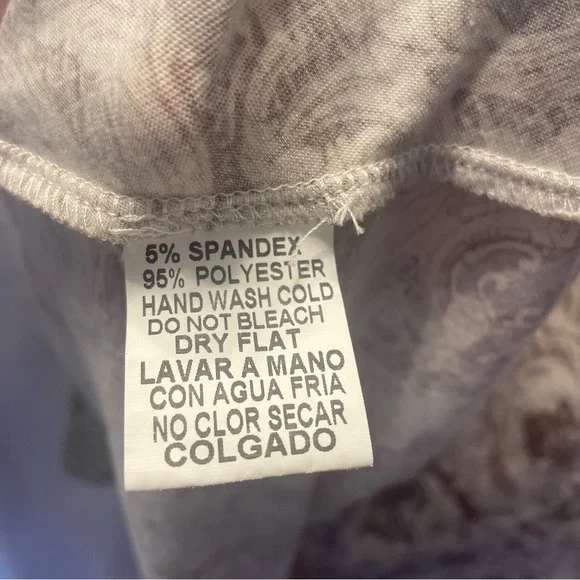 Easel Flowy Bell Sleeve Small Boho Floral Lace Botanical Artsy Fairy Whimsical - Picture 9 of 11